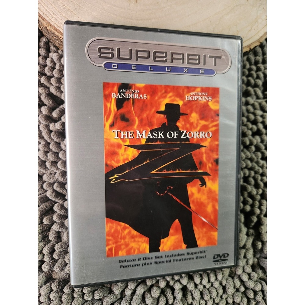 The Mask of Zorro (DVD, 2002, 2-Disc Set, Superbit‎ Deluxe)